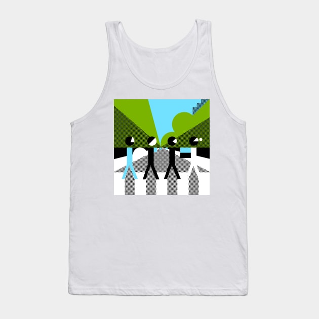 BEATLES  ABBEY ROAD Tank Top by SHAPE ROCK T